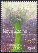 Croatia 2010 New Year Greetings/ Trees/ Forest/ Plants/ Nature/ Art/ Artists 1v (n44798)