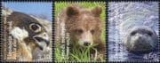Croatia 2011 Brown Bear/ Falcon/ Monk Seal/ Animals/ Birds/ Raptors/ Wildlife/ Nature 3v set (n44706)