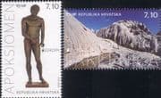 Croatia 2012 Europa/Tourism/ Mountains/ Nature/ Statue/ Art/ National Parks 2v set (n46425)