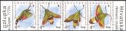 Croatia 2012 WWF/ Olive Bee Hawk Moth/ Moths/ Insects/ Nature/ Conservation 4v set strip (n44785a)