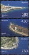 Croatia 2013 Lighthouses/ Maritime Safety/ Buildings/ Architecture/ Lighthouse 3v set (n44673)