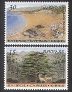 Cyprus 1999 Europa / Parks / Turtles / Sheep / Animals / nature / Conservation 2v set n3908