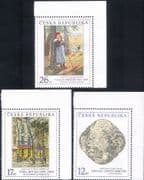 Czech Republic 2001 Art/ Paintings/ Artists/ Painters/ People/ Geese 3v set (n46445)