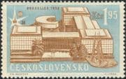 Czechoslovakia 1958 EXPO/ Exhibition/ Buildings/ Architecture/ Airmail/ Air Mail 1v (n44633)