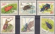 Czechoslovakia 1962 Insects/ Beetles/ Nature/ Wildlife/ Conservation 6v set (n46443)