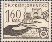Czechoslovakia 1963 FAO/ Freedom From Hunger/ Tractor/ Farming/ Hand 1v (n30072)