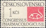 Czechoslovakia 1963 Pharmacological Congress/ Medical/ Health/ Mouse 1v (n26443)