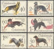 Czechoslovakia 1965 Alsatian/ Retriever/ Dogs/ Dog Shows/ Nature/ Animals/ Pets/ Working 6v set(n45854)