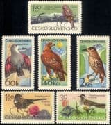 Czechoslovakia 1965 Golden Eagle/ Ousel/ Redpoll/ Birds/ Raptors/ Nature/ Wildlife 6v set (n46153)