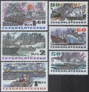 Czechoslovakia 1972 Ships/ Boats/ Commerce/ Trade/ Transport/ Harbour/ Tugs/ Business/ Industry 6v set (n44381)