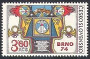 Czechoslovakia 1974 StampEx / Post Horn / Emblem / Animation 1v (n40947)