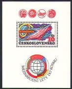 Czechoslovakia 1980 Space / Rocket / Intercosmos m / s n32268