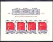 Czechoslovakia 1982 Lenin / Politics / Trades Unions / Workers / Buildings 4v m / s n37776