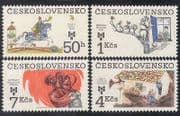 Czechoslovakia 1983 Children's Books / Horses / Birds / Hansel / Gretel 4v set (n39411)