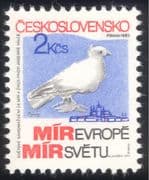 Czechoslovakia 1983 Dove/ Peace Congress/ Birds/ Nature 1v (n32352)