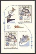 Czechoslovakia 1983 Space / Rockets / Astronauts m / s b1169