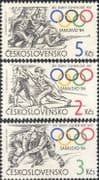 Czechoslovakia 1984 Winter Olympic Games/ Olympics/ Biathlon/ Shooting/ Skiing/ Ice Hockey/ Sports 3v set (n44136)