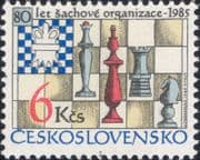 Czechoslovakia 1985 Chess/ Chessmen/ Pieces/ Board Games/ Sports 1v (s3502b)