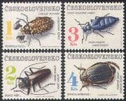 Czechoslovakia 1992 Beetles / Insects / Nature / Environment 4v set (n40921)