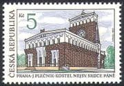 Czechoslovakia 1993 Church / Buildings / Architecture / Religion / Heritage 1v (n40989)
