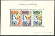 Dahomey 1960 United Nations / Doves / Birds / UNBuilding / Animation 3v m / s (n40923)
