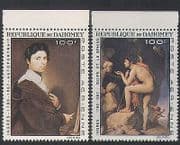 Dahomey 1967 Ingres / Art / Paintings / Artists 2v set (n35630)