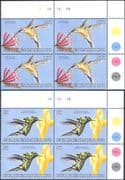 Democratic Republic of Congo 2000 Birds/ Hummingbirds/ Nature/ Wildlife 2v set c/b (b9788r)