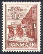Denmark 1962 Watermill / Mill / Buildings / Architecture / Conservation 1v (n40928)