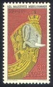 Denmark 1970 Naval Museum / Ships / Elephant Figurehead / Animals / Transport 1v n38626