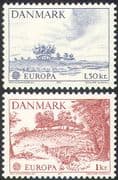 Denmark 1973 Europa/ Architecture/ Buildings/ Farming/ Trees/ Nature 2v set (n42723)