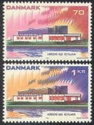 Denmark 1973 Nordic House / Building / Architecture / Postal Co-operation 2v (n40926)