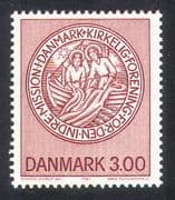 Denmark 1987 Clerical Association of Home Mission/Badge/Emblem/Religion 1v (n41676)