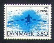 Denmark 1987 Rowing / Sports / Games / Boats 1v (n34536)