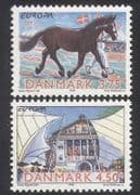 Denmark 1998 Europa / Festivals / Horse / Buildings / Show / Animals / Nature 2v set n39082
