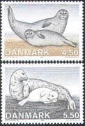 Denmark 2005 Seals/ Marine/ Nature/ Animals/ Wildlife/ Conservation 2v set (n42584)