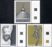 Denmark 2006 Museum/ Carving/ Dancer/ Statue/ Dome/ History/ Architecture 3v set (n44803e)
