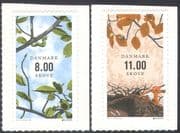 Denmark 2011 Europa/ Forests/ Moth Caterpillar/ Red Squirrel/ Trees/ Plants/ Insects/ Nature/ Environment/ Conservation 2v set s/a (n42642)