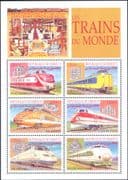 Djibouti 2000 Trains/ Railways/ Rail/ Locomotives/ Transport 6v sht (n12547f)