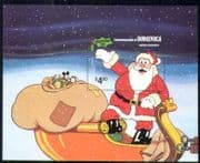 Dominica 1981 Disney/ Father Christmas/ Santa Claus/ Sleigh 1v m/s (d00144)
