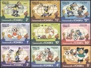 Dominica 1982 Disney/ Football World Cup/ Sport/ Mickey/ Cartoons/ Animation/ Soccer 9v set (d00163)