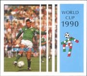 Dominica 1990 Football World Cup/ WC/ Sports/ Games/ Soccer/ Players 1v m/s (b1295r)