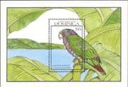 Dominica 1990 Imperial Parrot/ Parrots/ Birds/ Nature/ Wildlife 1v m/s (b1574c)