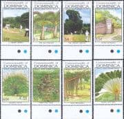 Dominica 1991 Cricket/ Sports/ Palms/ Botanical Gardens/ Bamboo/ Fig/ Trees 8v set (n46772)