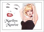 Dominica 1994 Marilyn Monroe/ Actress/ Films/ Cinema/ Actors/ People 1v m/s (b8401a)