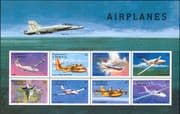 Dominica 1998 Aviation/ Planes/ Amphibian/ Sea-plane/ Transport 8v m/s (b4948s)