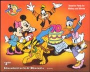 Dominica 1998 Disney/ Mickey Mouse 70th/ Minnie/ Cartoons/ Animation 1v m/s (ad1142)