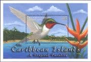 Dominica 2001 Hummingbirds/ Birds/ Nature/ Wildlife/ Conservation 1v m/s (b2632j)