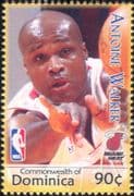Dominica 2006 Antoine Walker/ Basketball/ Sports/ Games/ People 1v (s1872s)