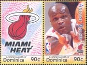 Dominica 2006 Antoine Walker/ Team Badge/ Basketball/ Sports/ Games/ People 2v set pr (s1872t)
