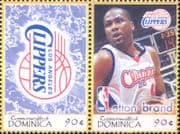 Dominica 2006 Elton Brand/ Team Badge/ Basketball/ Sports/ Games/ People 2v set pr (s1872v)